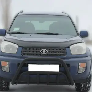 Передня дуга WT002 Black (нерж.) для Toyota Rav 4 2001–2005