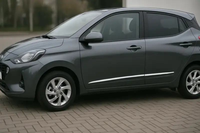 Молдинг (4 шт, нерж) для Hyundai I-10 2020–