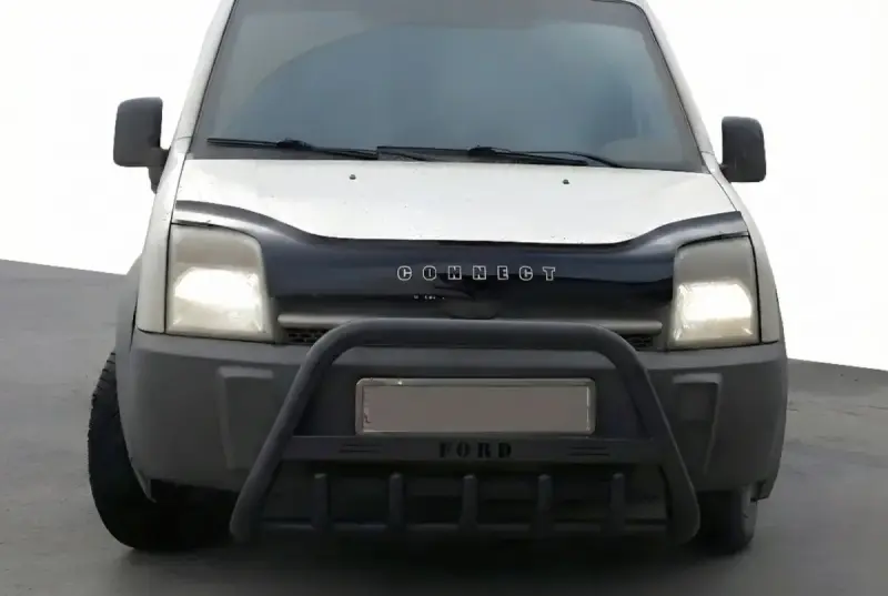 Кенгурятник WT004 Black (нерж) для Ford Connect 2006–2009