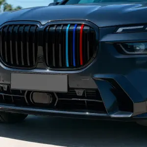 Ніздрі 1 Bar (2023+, чорний мат) для BMW X7 G07 2019–