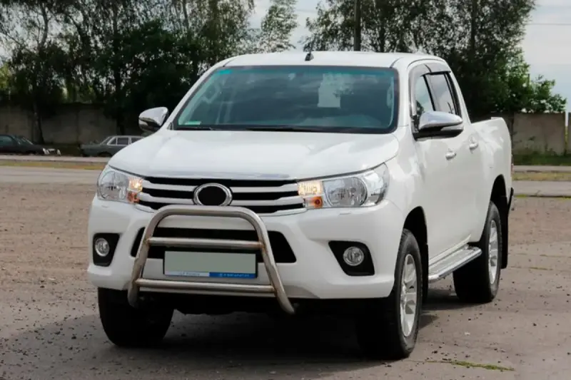Передній захист WT023 (нерж) для Toyota Hilux 2015–