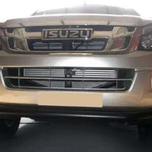 Передній захист ST014 Black (нерж.) для Isuzu D-Max 2011–2019