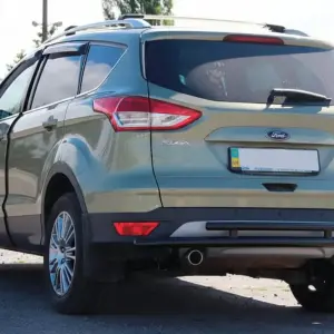 Задня дуга AK002-2 Black (нерж) для Ford Kuga/Escape 2013–2019