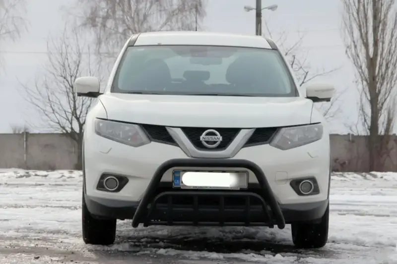 Кенгурятник WT002 Black (нерж) для Nissan X-trail T32/Rogue 2014–2021