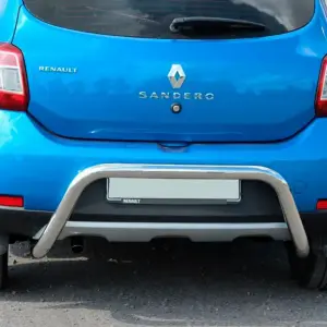 Задня дуга AK007 (нерж) для Renault Sandero 2013–2022