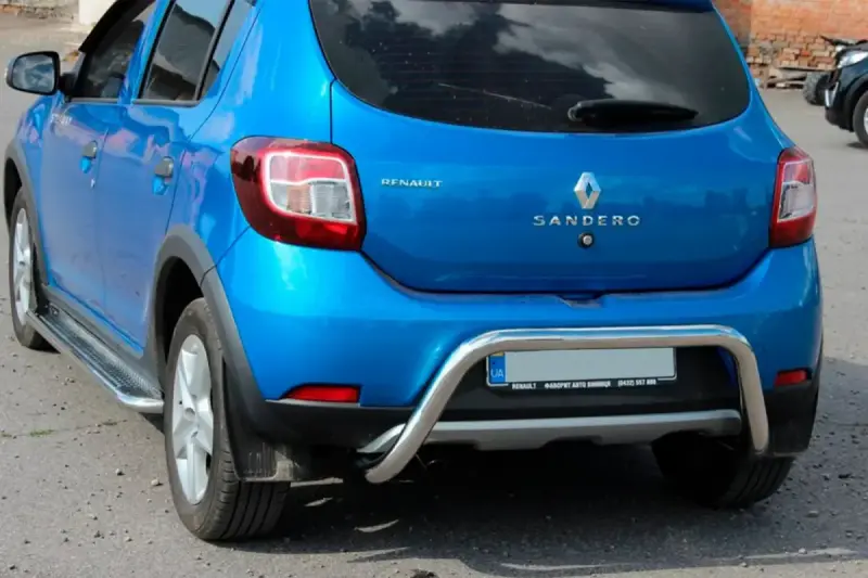 Задня дуга AK007 (нерж) для Dacia Sandero 2013–2020