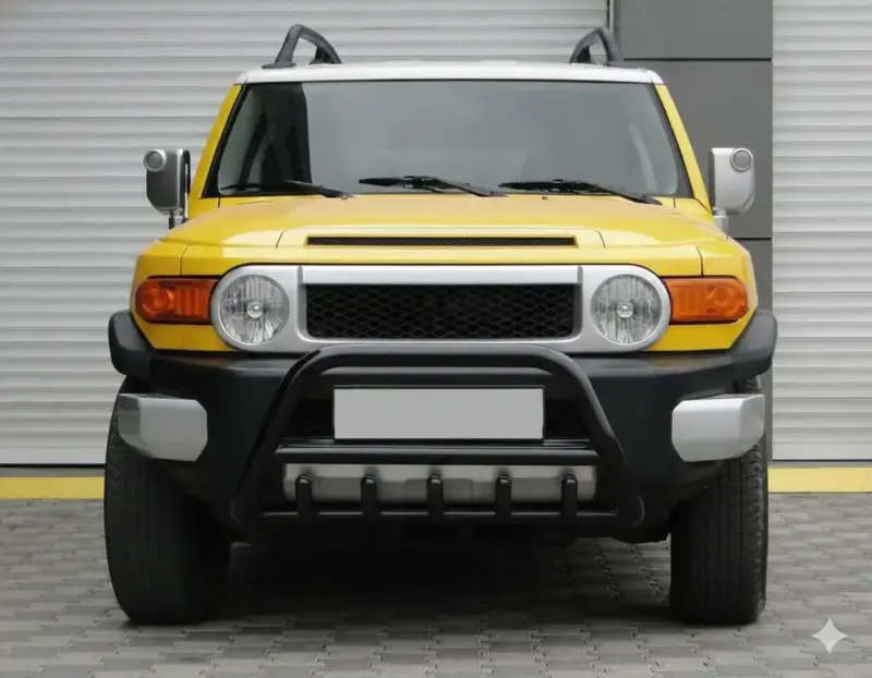 Кенгурятник WT003 Black (нерж) для Toyota FJ Cruiser 2006–2022