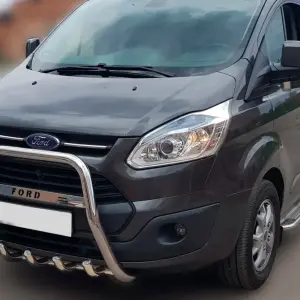 Кенгурятник WT006 F1-56 (нерж) для Ford Custom 2013–2022