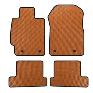 Килимки EVA (Купе, Помаранчевий) для Subaru BRZ 2012–2021