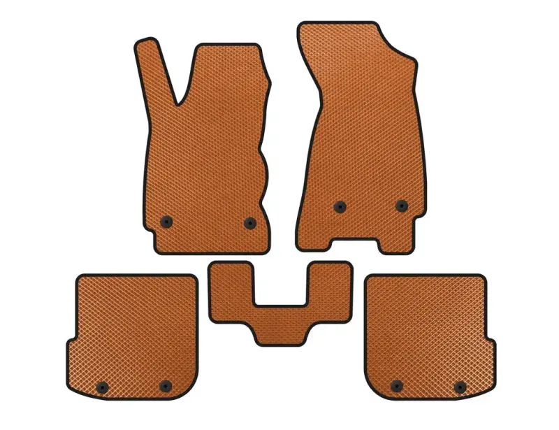 Килимки EVA (Avant, Помаранчевий) для Audi A4 B5 1994–2001