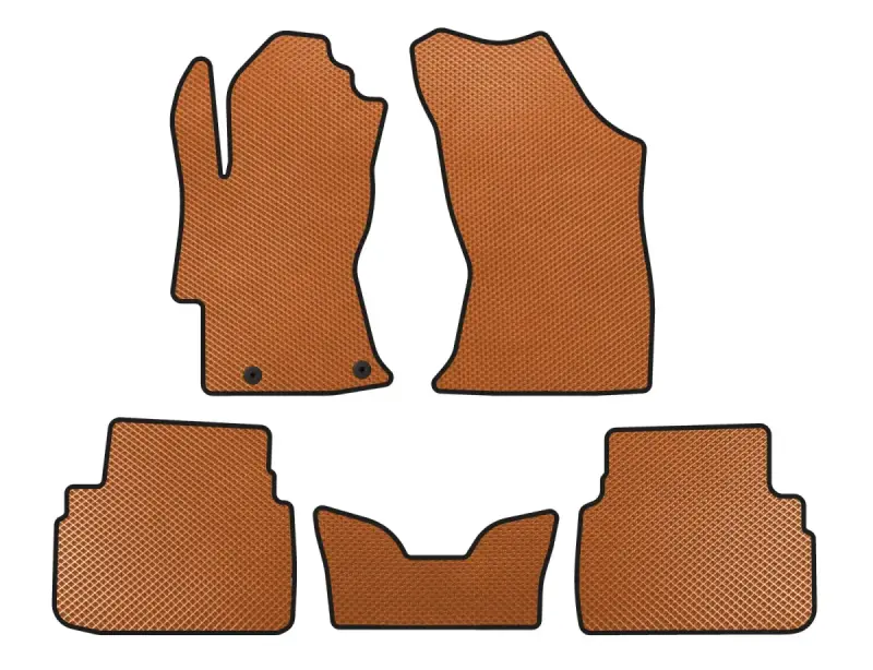 Килимки EVA V2 (Помаранчевий) для Subaru XV 2017–2023