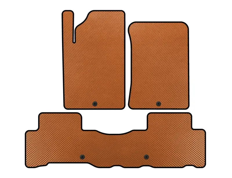 Килимки EVA (Помаранчевий) для SsangYong Rexton II 2017–