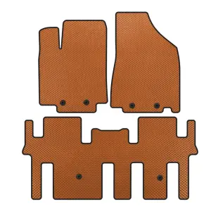 Килимки EVA (2 ряди, Помаранчевий) для Nissan Pathfinder R52 2012–2021