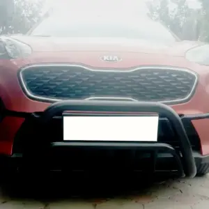 Передня дуга WT002 Black (нерж.) для KIA Sportage 2015–2021