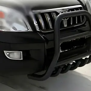 Кенгурятник високий Black (нерж) для Toyota Land Cruiser Prado 120 2002–2009