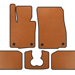 Килимки EVA (для S F55, 5-ти дверний, Помаранчевий) для Mini Cooper F55/56/57 2014–2023