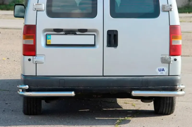 Задні подвійні куточки AK003-подвійний (нерж) для Citroen Jumpy 1996–2007