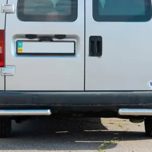 Задні подвійні куточки AK003-подвійний (нерж) для Fiat Scudo 1996–2007