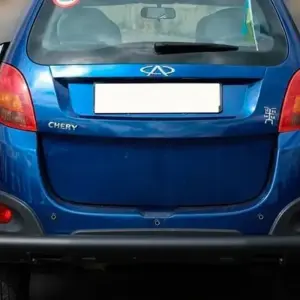 Задній захист AK002 Black (2 шт., нерж) для Chery Beat 2009–2015