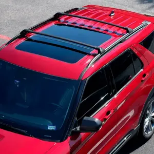 Багажник (поперечини) на інтегровані рейлінги OEM (2019-2023, 2 шт) для Ford Explorer 2019–
