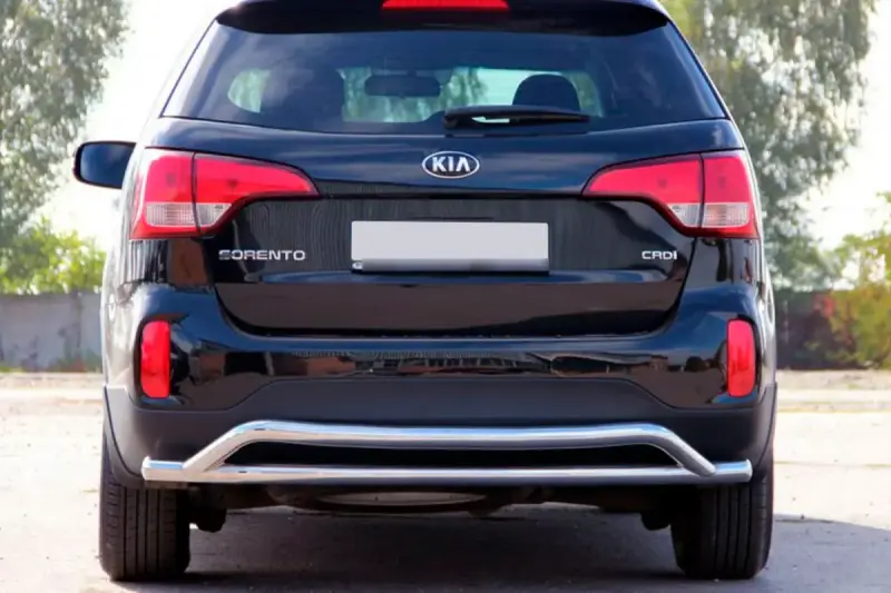 Задня дуга AK007-2 (нерж.) для KIA Sorento II XM 2009–2014