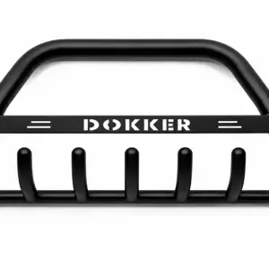 Кенгурятник WT004 Black (нерж) для Dacia Dokker 2013–2022