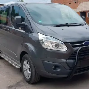 Кенгурятник WT006 Black (нерж) для Ford Custom 2013–2022
