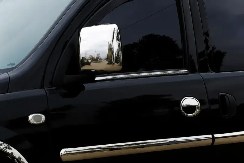 Молдинг дверний (4 шт, нерж.) для Opel Combo 2002–2012