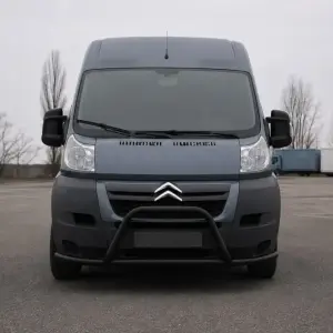 Передня дуга ST019 Black (нерж.) для Fiat Ducato 2006–2025