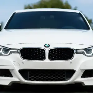 Ніздрі Diamond Black (хром окантовка) для BMW 3 серія F30/F31 2012–2019
