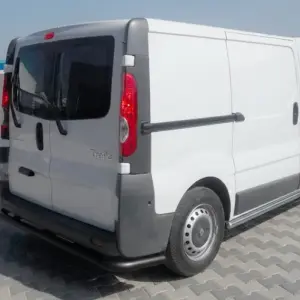 Задній захист AK005 Black (нерж) для Opel Vivaro 2001–2015