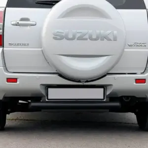 Задній захист AK002 Black (нерж) для Suzuki Grand Vitara 2005–2017