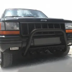 Кенгурятник WT004 Black (нерж) для Jeep Grand Cherokee WJ 1999–2004