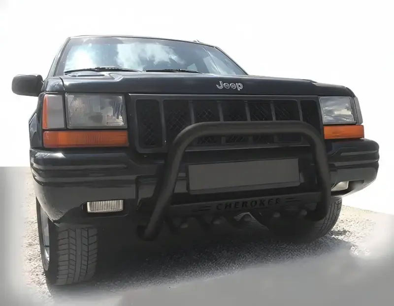 Кенгурятник WT004 Black (нерж) для Jeep Grand Cherokee WJ 1999–2004