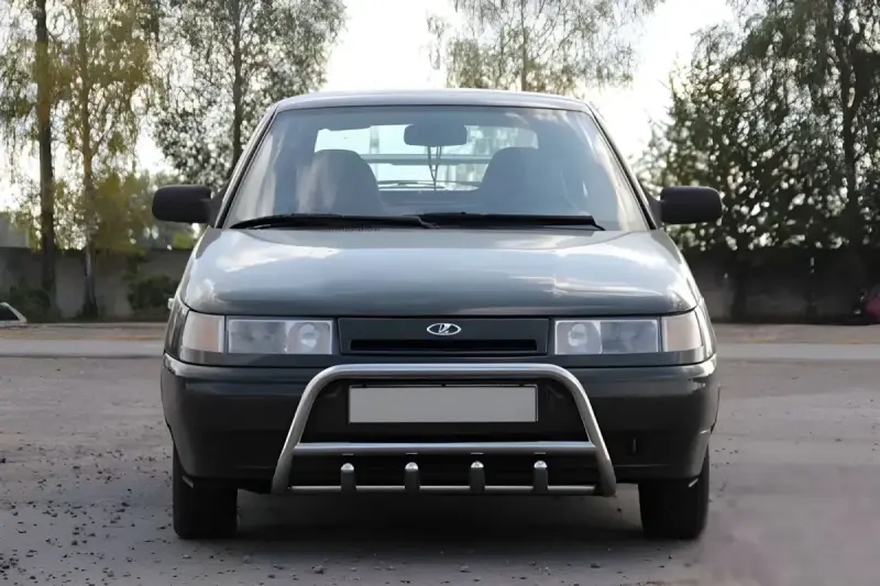 Кенгурятник WT003 60мм (нерж) для Lada ВАЗ 2110-21115 1995–2015