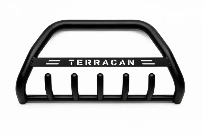Кенгурятник WT004 Black (нерж) для Hyundai Terracan 2001–2007