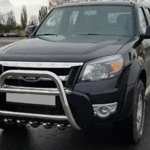 Кенгурятник QT008 (нерж) для Ford Ranger 2007–2011