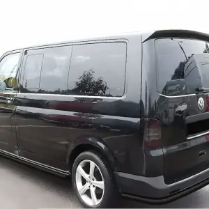 Задня дуга кутова AK005 Black (нерж) для Volkswagen T5 Multivan 2003–2010