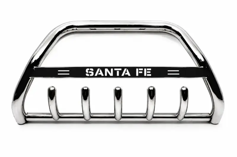 Кенгурятник WT004 (нерж) для Hyundai Santa Fe 3 2012–2018
