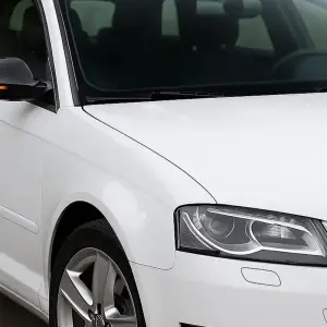 Накладки на дзеркала (2 шт., карбон) для Audi A5 2007–2015