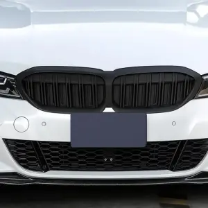 Ніздрі M-Look V2 (2018-2022, чорний матовий) для BMW 3 серія G20/G21 2018–
