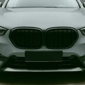 Ніздрі M-Look (2020-2022, чорний матовий) для BMW X1 F48 2015–2022