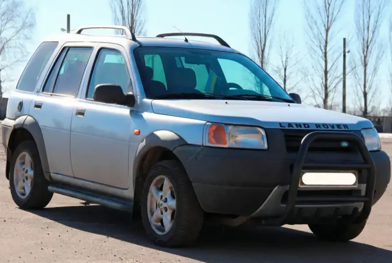 Кенгурятник QT007 Black (нерж.) для LandRover Land Rover Freelander I 1997–2006