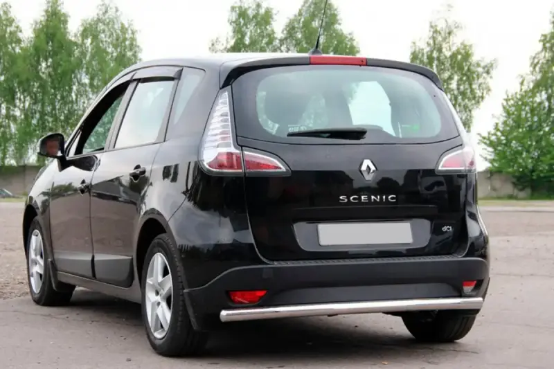 Задня дуга AK002 (нерж) для Renault Scenic/Grand 2009–2016