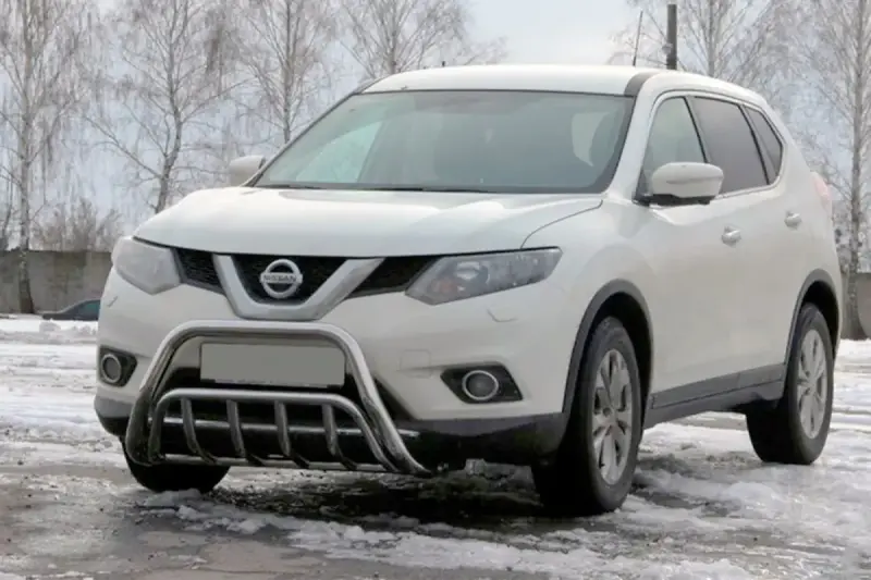 Кенгурятник WT002 (нерж) для Nissan X-trail T32/Rogue 2014–2021