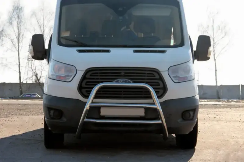 Кенгурятник WT022 (нерж.) для Ford Transit 2014–