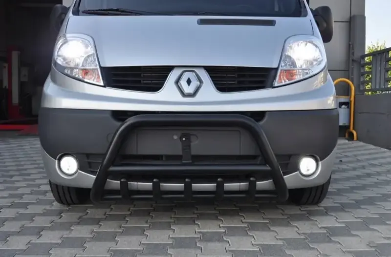 Кенгурятник WT003 Black (нерж.) для Nissan Primastar 2002–2014