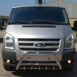 Кенгурятник WT003 (2006-2014, нерж.) для Ford Transit 2000–2014