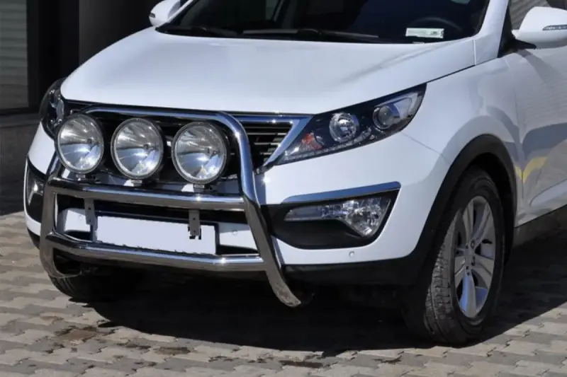 Кенгурятник WT018 (нерж.) для KIA Sportage 2010–2015