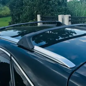 Багажник (поперечини) на інтегровані рейлінги OEM (2016-2021, 2 шт) для Lexus NX 2014–2021
